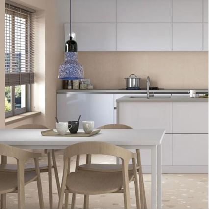 Lustra ar auklu TERRAZZO 1xE27/60W/230V d. 12 cm pelēka