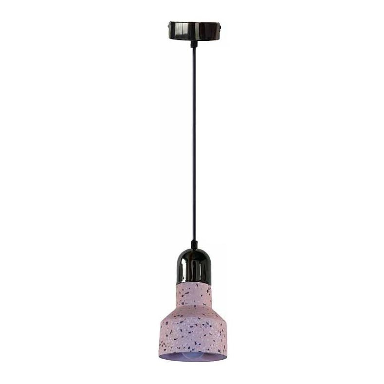Lustra ar auklu TERRAZZO 1xE27/60W/230V d. 12 cm sarkana