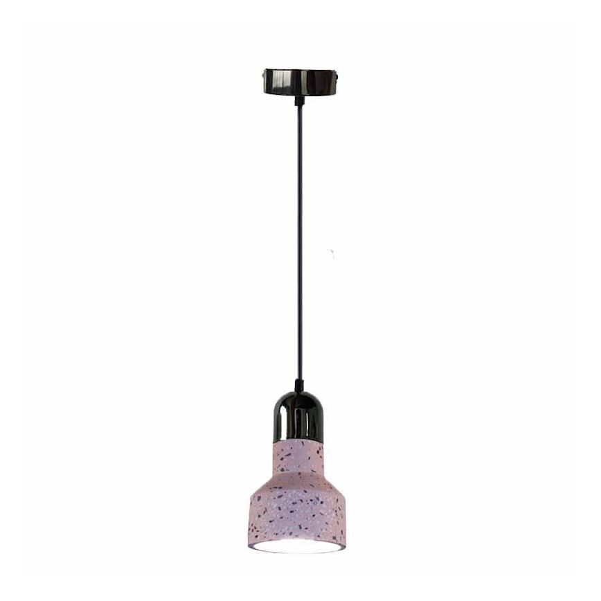 Lustra ar auklu TERRAZZO 1xE27/60W/230V d. 12 cm sarkana
