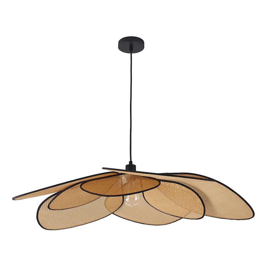 Lustra ar auklu TOBAGO 1xE27/20W/230V d. 100 cm bēša