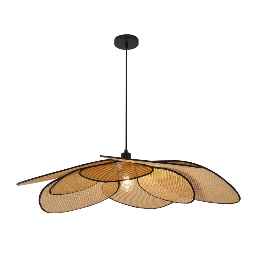 Lustra ar auklu TOBAGO 1xE27/20W/230V d. 100 cm bēša