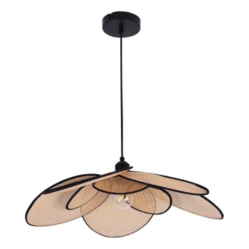 Lustra ar auklu TOBAGO 1xE27/20W/230V d. 60 cm bēša