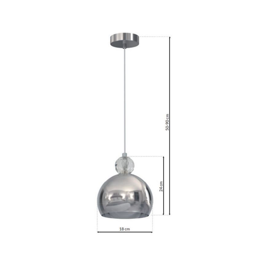 Lustra ar auklu TOLEDO 1xE27/60W/230V