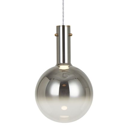 Lustra ar auklu TORONTO 1xGU10/8W/230V spīdīgi hromēts
