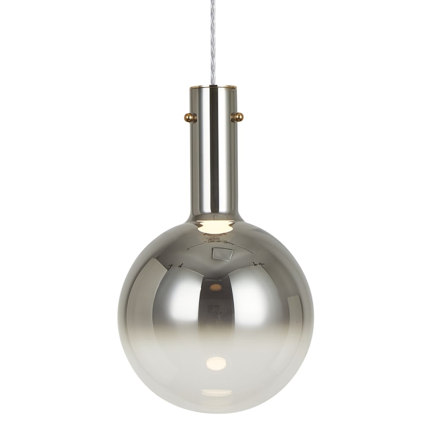 Lustra ar auklu TORONTO 1xGU10/8W/230V spīdīgi hromēts