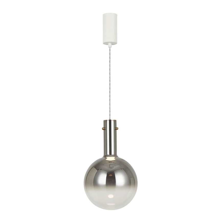 Lustra ar auklu TORONTO 1xGU10/8W/230V spīdīgi hromēts
