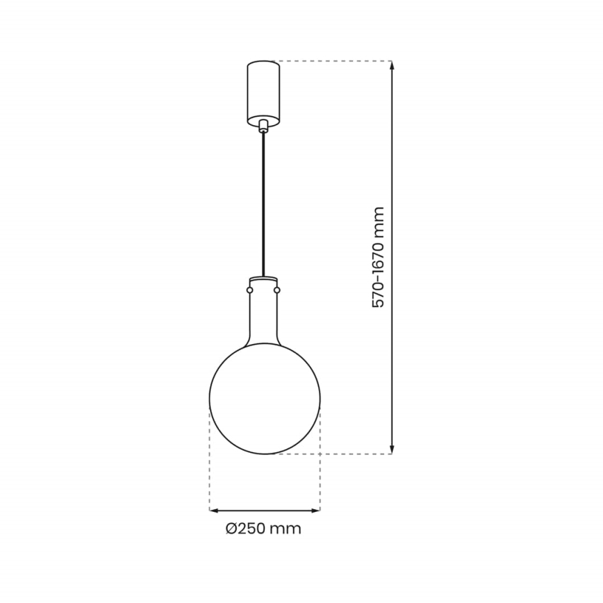 Lustra ar auklu TORONTO 1xGU10/8W/230V zelta