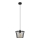 Lustra ar auklu TORRI 1xE27/15W/230V d. 23 cm melna