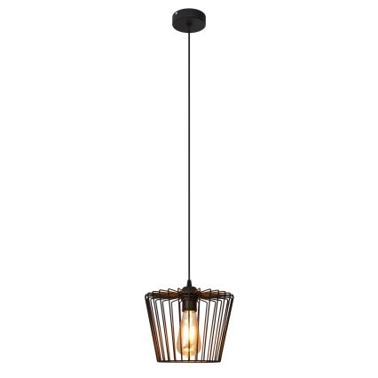 Lustra ar auklu TORRI 1xE27/15W/230V d. 23 cm melna