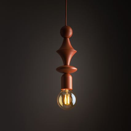 Lustra ar auklu TOWER 1xE27/15W/230V ķieģelis