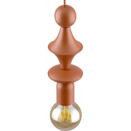 Lustra ar auklu TOWER 1xE27/15W/230V ķieģelis