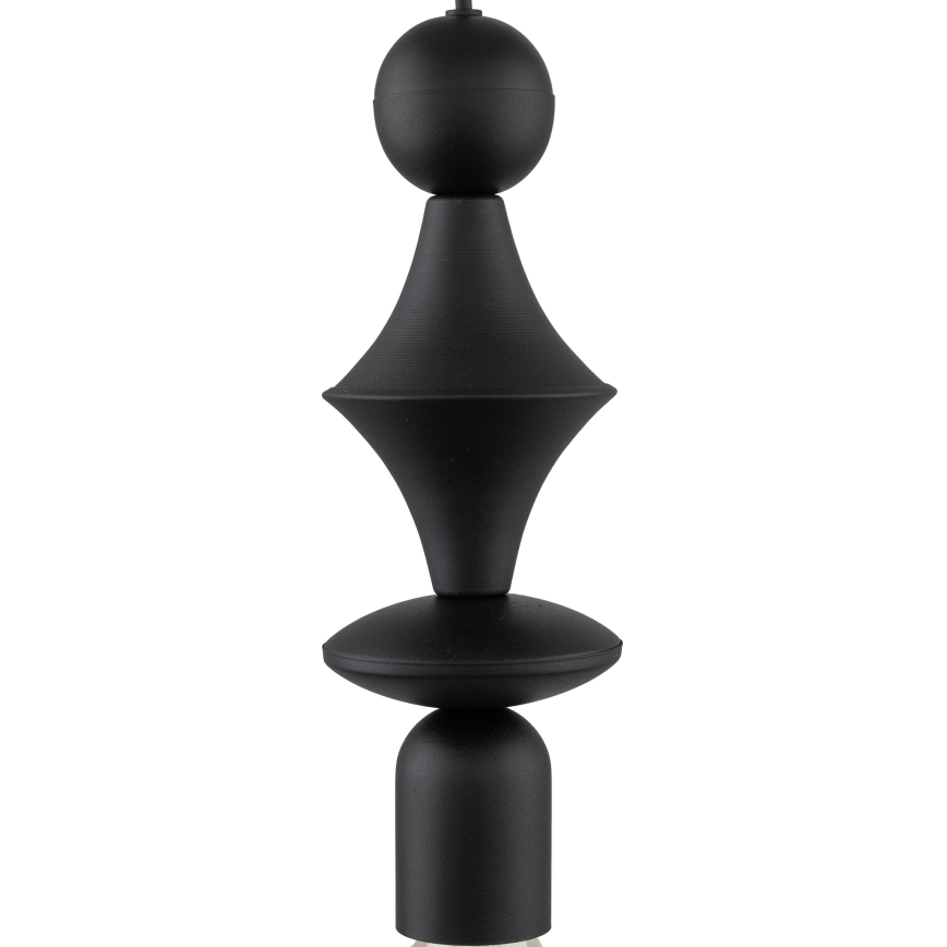 Lustra ar auklu TOWER 1xE27/15W/230V melna