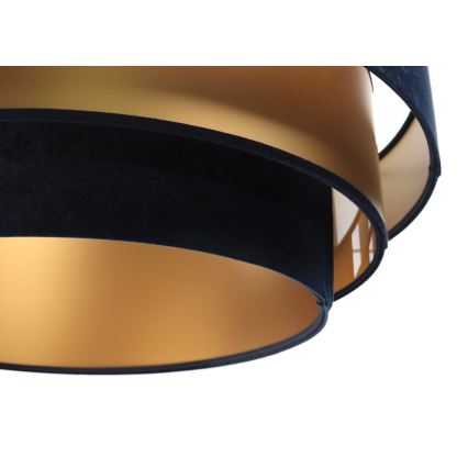 Lustra ar auklu TRINITI 1xE27/60W/230V zila/zelta