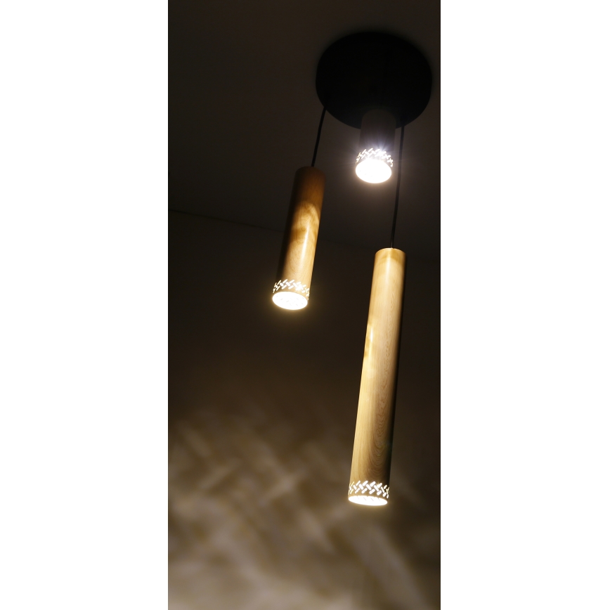 Lustra ar auklu TUBO 3xGU10/25W/230V