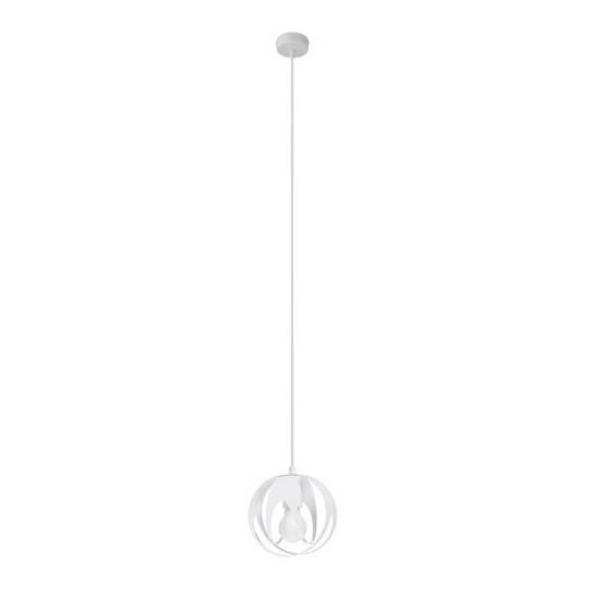 Lustra ar auklu TULOS 1xE27/60W/230V balta