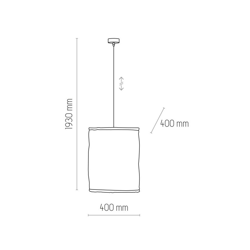 Lustra ar auklu TULUM 1xE27/15W/230V