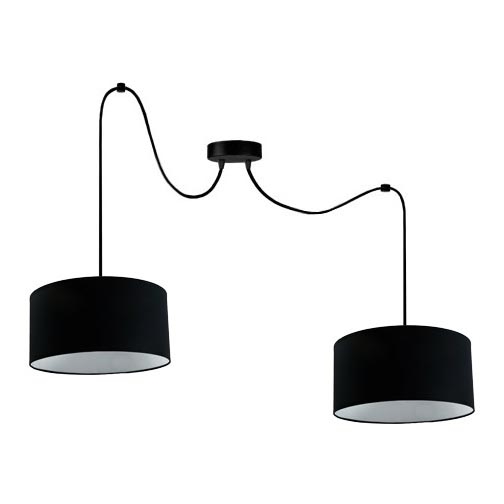 Lustra ar auklu TUZ 2xE27/60W/230V zirneklis