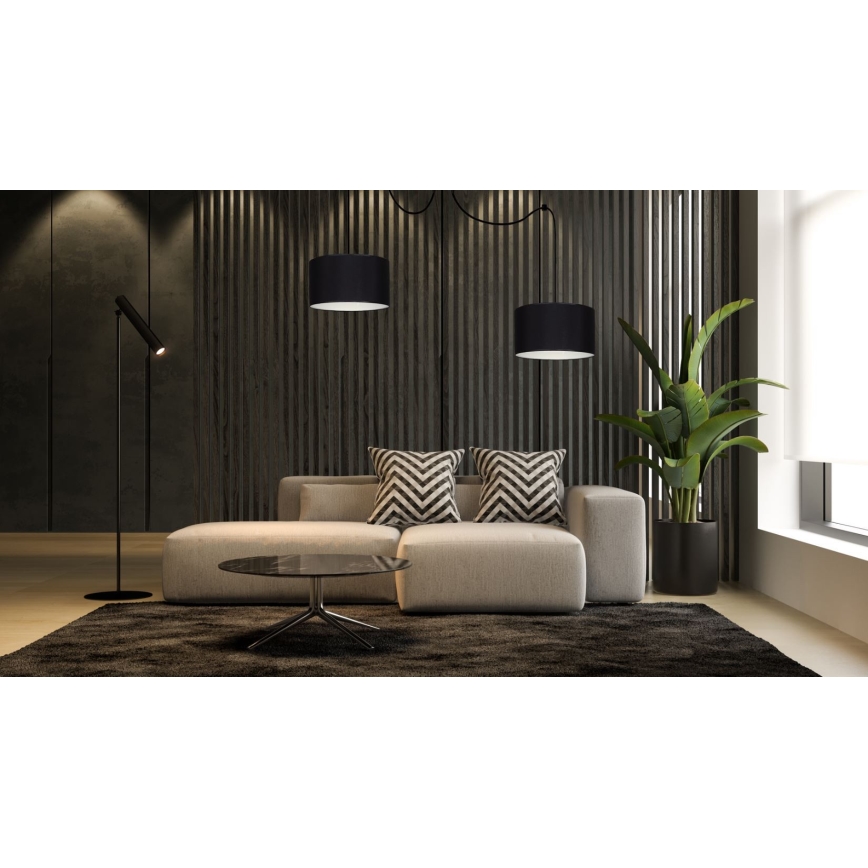 Lustra ar auklu TUZ 2xE27/60W/230V zirneklis
