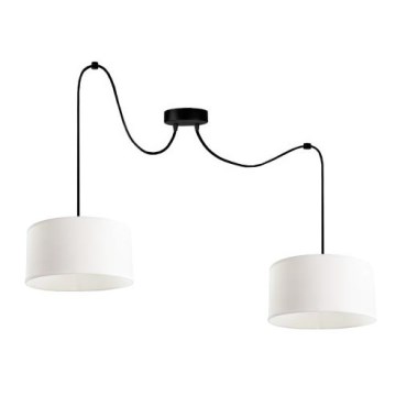 Lustra ar auklu TUZ 2xE27/60W/230V zirneklis