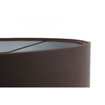 Lustra ar auklu TWIST 1xE27/60W/230V brūna/sudraba