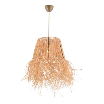 Lustra ar auklu VALANCE 1xE27/40W/230V brūna