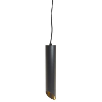 Lustra ar auklu VALDA 1xGU10/30W/230V 132 cm melna