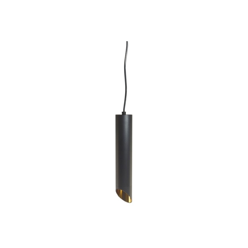 Lustra ar auklu VALDA 1xGU10/30W/230V 132 cm melna