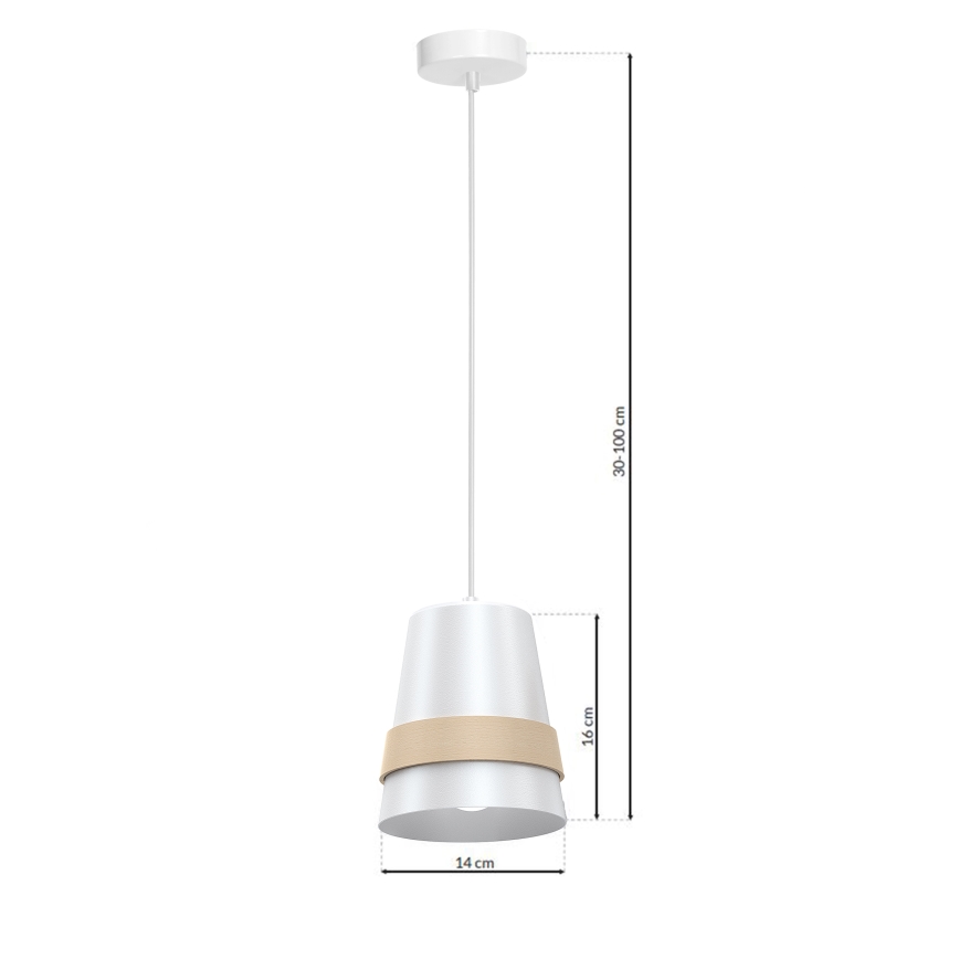 Lustra ar auklu VENEZIA 1xE27/60W/230V