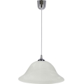 Lustra ar auklu VERA 1xE27/60W/230V spīdīgi hromēts/balta