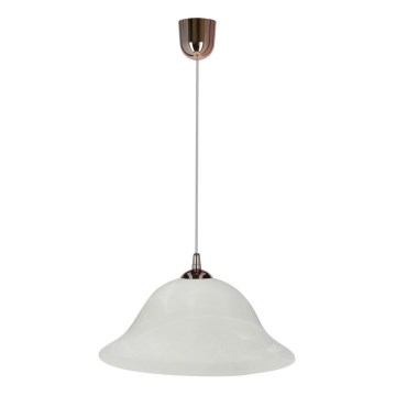 Lustra ar auklu VERA 1xE27/60W/230V varš/balta