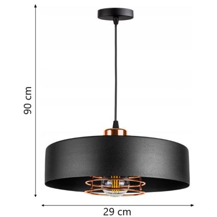 Lustra ar auklu VEST 1xE27/60W/230V