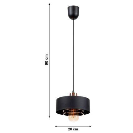 Lustra ar auklu VEST 1xE27/60W/230V
