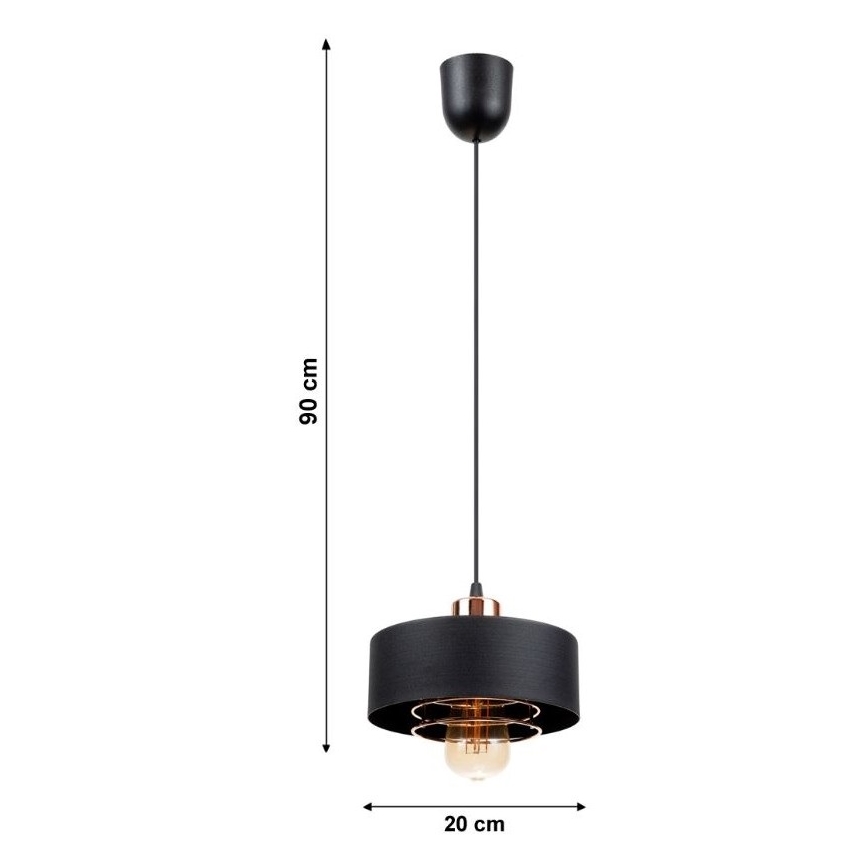 Lustra ar auklu VEST 1xE27/60W/230V