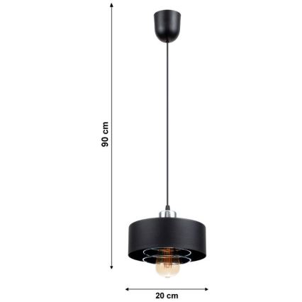 Lustra ar auklu VEST 1xE27/60W/230V