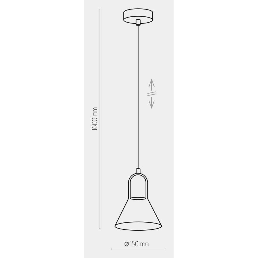 Lustra ar auklu VICHY 1xGU10/10W/230V