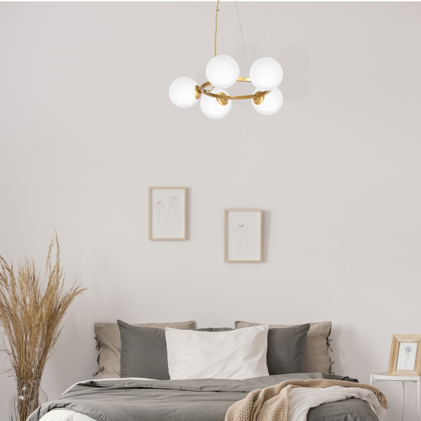 Lustra ar auklu VIENNA 5xE14/40W/230V