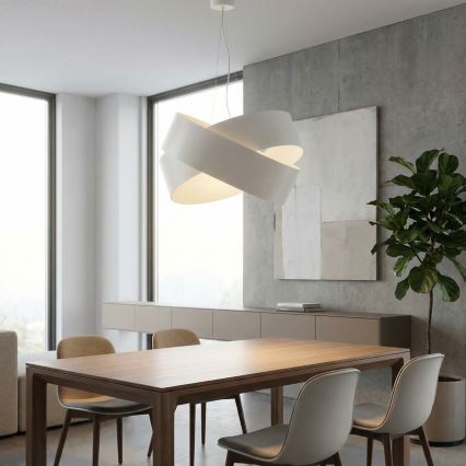 Lustra ar auklu VIENO 3xE27/15W/230V balta