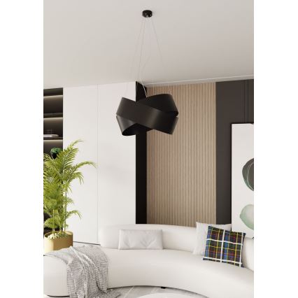 Lustra ar auklu VIENO 3xE27/15W/230V melna
