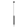 Lustra ar auklu VIZIER 1xG9/40W/230V melna