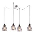Lustra ar auklu VOICE 4xE27/40W/230V zirneklis