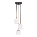 Lustra ar auklu VOLDA 3xE14/10W/230V d. 28 cm misiņš