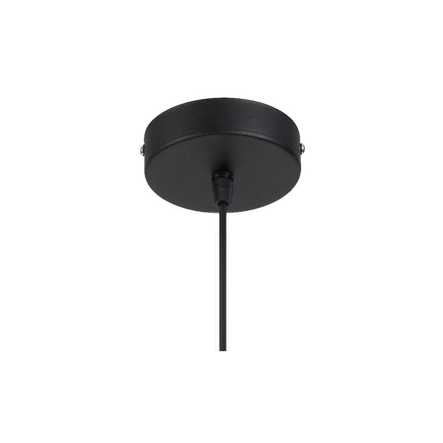 Lustra ar auklu WILL 1xE27/60W/230V melna