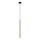 Lustra ar auklu YORU 1xG9/8W/230V 50 cm misiņa