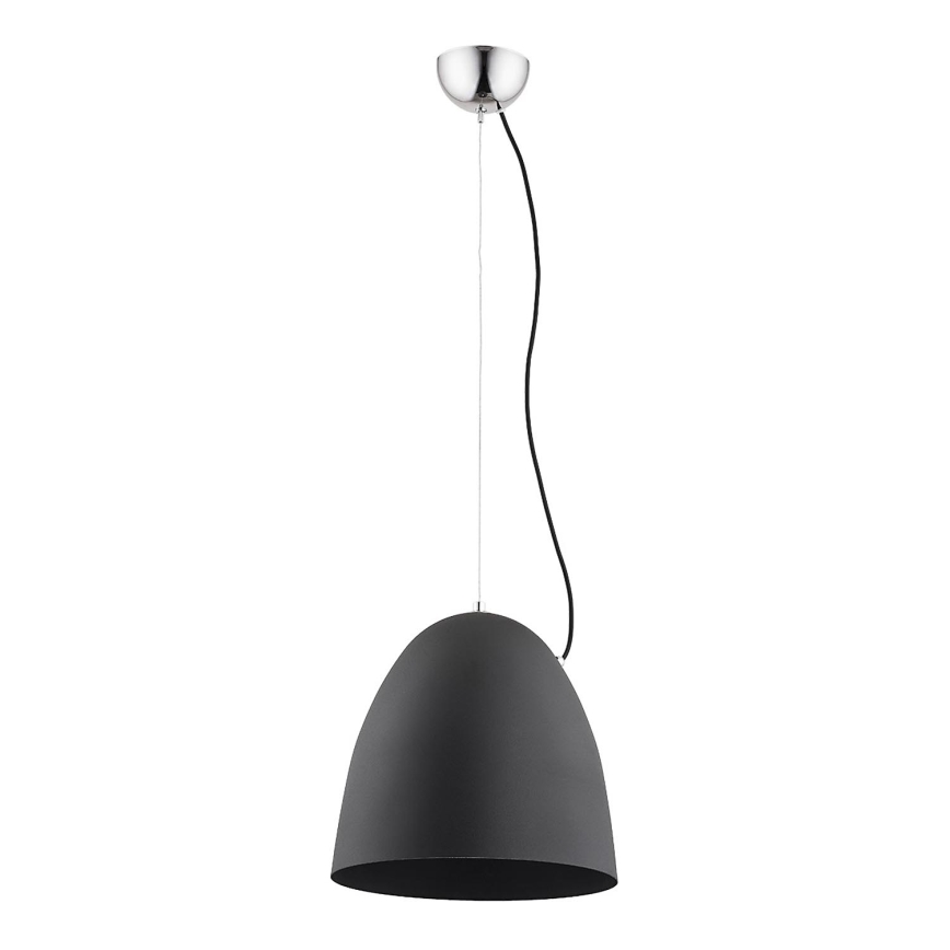 Lustra ar auklu ZETES 1xE27/15W/230V melna
