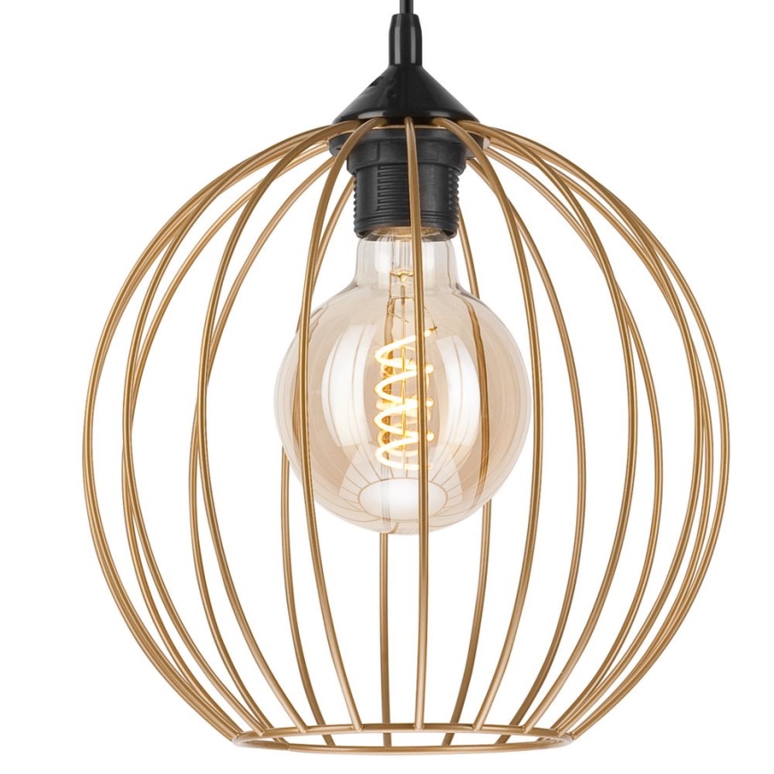 Lustra ar auklu ZOYA 1xE27/60W/230V misiņa