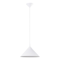 Lustra ar auklu ZUMA 1xE27/15W/230V d. 30 cm balta