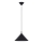 Lustra ar auklu ZUMA 1xE27/15W/230V d. 30 cm melna