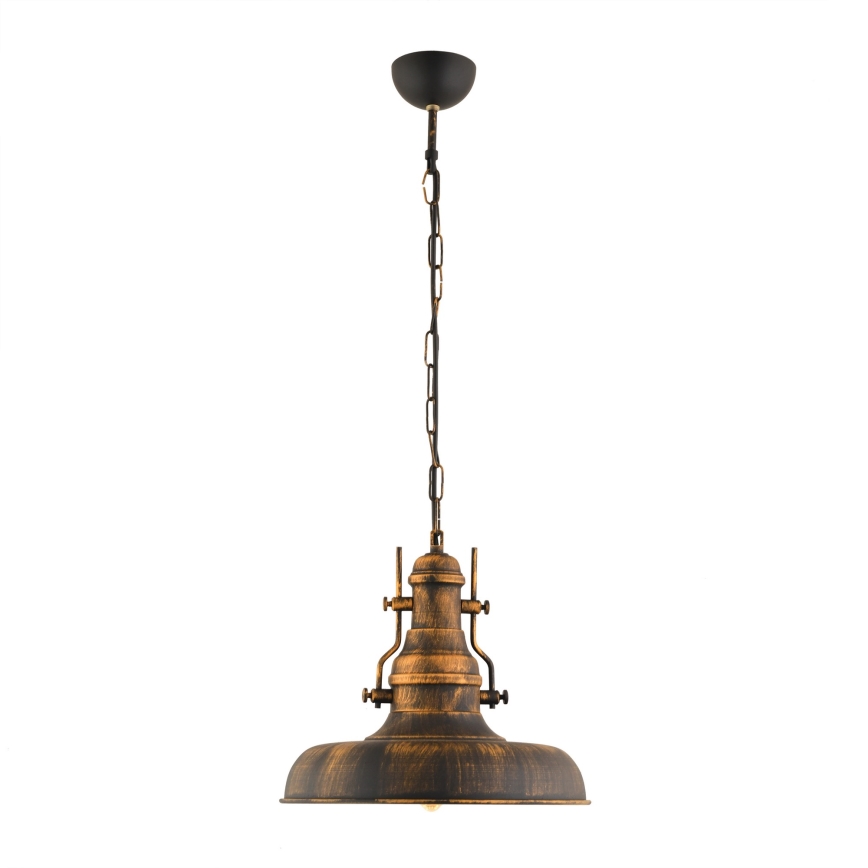 Lustra ar ķēdi 1xE27/40W/230V bronza