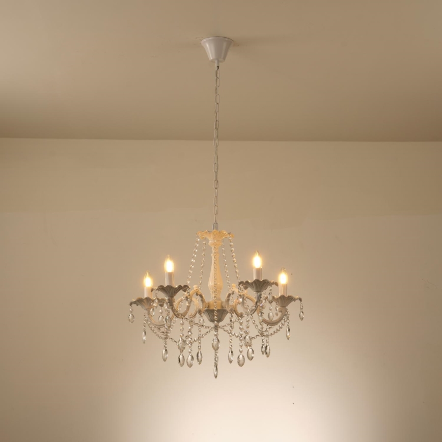 Lustra ar ķēdi 5xE14/15W/230V
