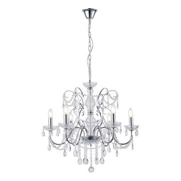 Lustra ar ķēdi 6xE14/15W/230V